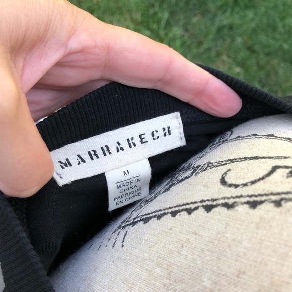 Marrakech Black Silk Back Jersey Dress - M - Picture 4 of 8